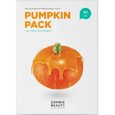 Skin 1004 Маска за лице за подхранване, хидратация и успокояване на кожата Skin1004 Zombie Beauty Pumpkin Pack (16 броя)