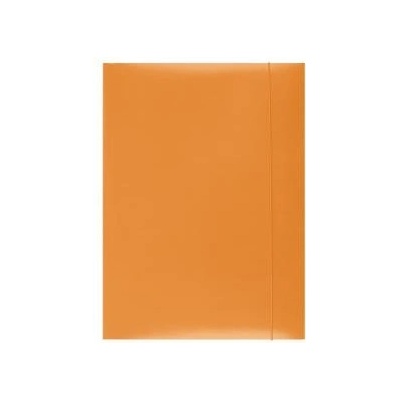 Kartónový obal s gumičkou Office Products oranžový
