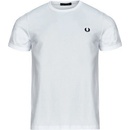 Fred Perry Ringer Tee biele