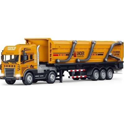 Wiky Vehicles Auto kovové tahač sklápěč s efekty 42 cm