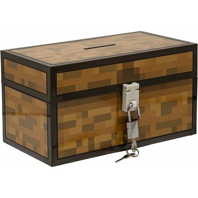Pokladnička v štýle truhlice Minecraft