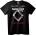 NOONEBRAND Тениска Twisted Bones Stay Hungry - 7XL, White