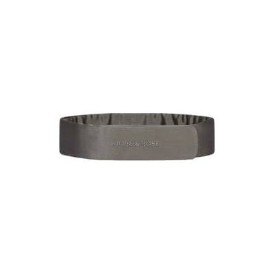 Dore & Rose Silk Headband Charcoal