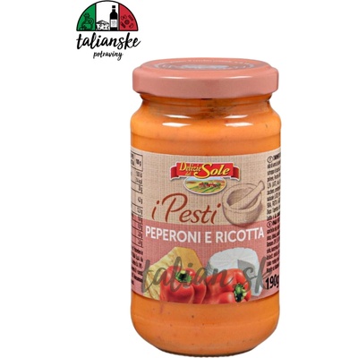 Delizie dal Sole Pesto Peperoni e Ricotta 190 g