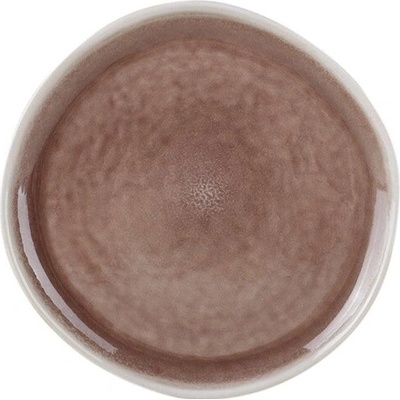 DOMOLETTI Talíř Rose velvet 20,3 cm bílý/růžový