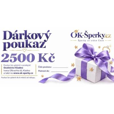 Dárkový poukaz 2500 Kč