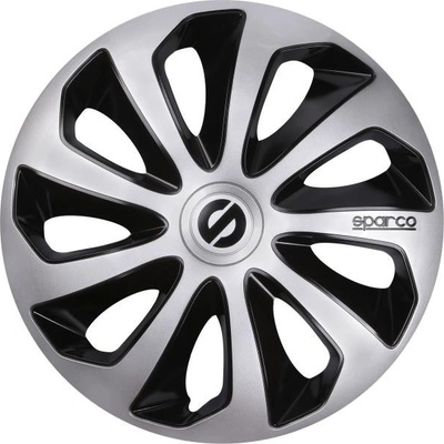 Kryty kol SPARCO SICILIA 14", stříbrná/černá