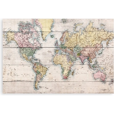 Really Nice Things Табела за стена от борова дървесина , 40 x 60 cm Mapamundi - Really Nice Things (1301311)