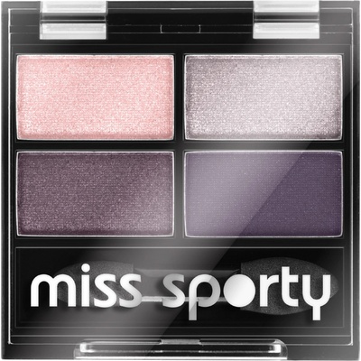 Miss Sporty Quattro oční stíny 402 Smoky Green Eyes 3,2 g – Hledejceny.cz