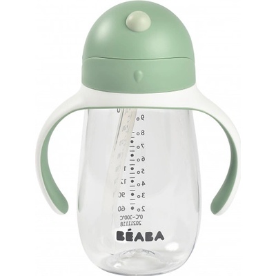 Beaba nepriepustný hrnček so slamkou Tritánový 300 ml zelený