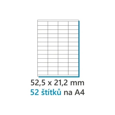 Etikety univerzálne 297x420mm Agipa A3 100 hárkov