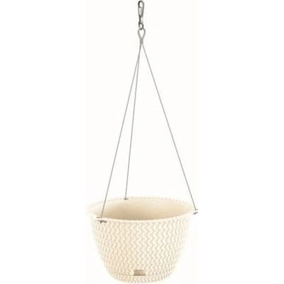 Prosperplast SPLOFY ROUND WS Závěsný květináč 23 cm krémový