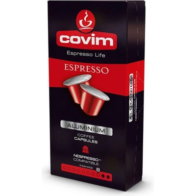 Covim Кафе капсула Covim Alluminium Espresso 10 бр. , съвместими с Nespresso (100396)