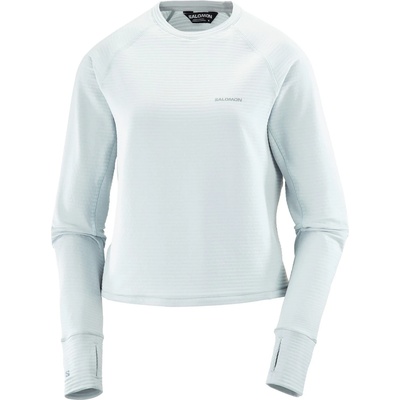 Salomon Дамски поларен пуловер Salomon Women's Sntial Lightwarm Crew Neck Fleece jumper - Pearl Blue (105-7210-0214)