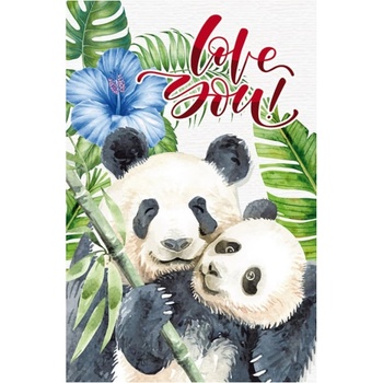 Бележник Bourgeois Panda 100х100 64 Тв. К. Бели (1120618-9206974-19363)