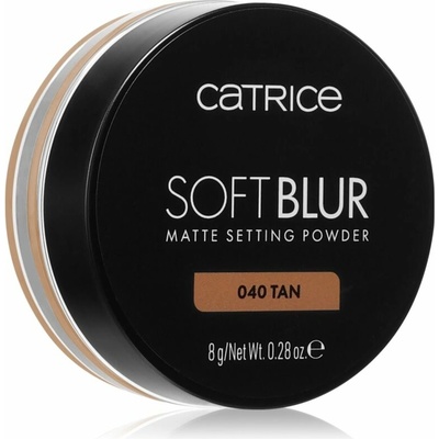 Catrice Soft Blur Matte sypký fixační pudr 040 Tan 8 g