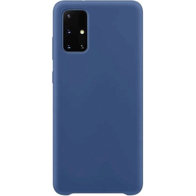HQWear Калъф Ultra Silicone Case Soft Flexible Rubber за Samsung Galaxy S21Plus 5G, тъмносин (9111201931541)