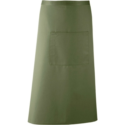 Premier Zástěra Colours PR 158 do pasu dlouhá COT39015855099-olive Olivová