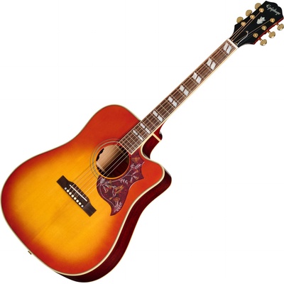 Epiphone Hummingbird Standard EC Cherry Sunburst Електро-акустична китара Дреднаут