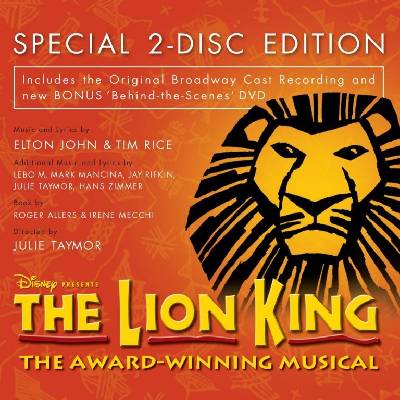 Universal Original Broadway Cast Recording: Lion King (Lví Král) - CD+DVD (016774)