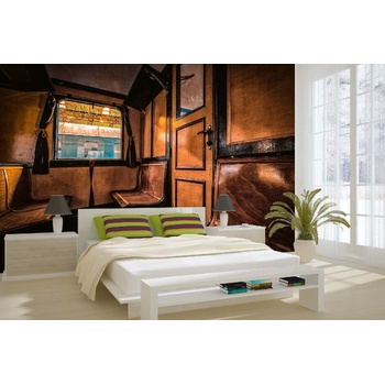 DIMEX ART s. r. o Самозалепваща се флизелинова фототапета интериор на влак 375 x 250 см