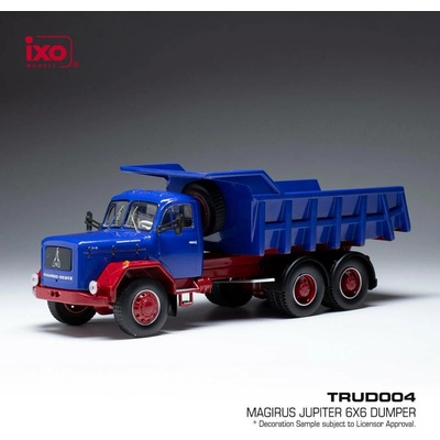 Magirus Jupiter 6x6 sklápěč ModráIXO 1:43