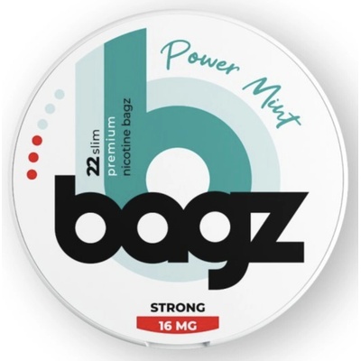 Bagz POWER MINT 16 mg 22 sáčků
