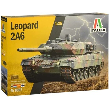 Italeri Model Kit Leopard 2A6 6567 1:35