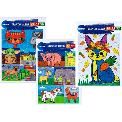 Centrum Скицник лепен Centrum А4 20л. 120 гр