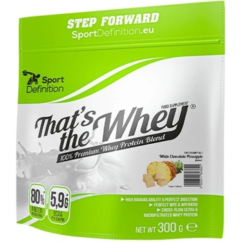 Image 1 of SportDefinition That's The Whey [300 грама] Бял шоколад с ананас