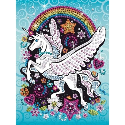 Sequin Art Творчески комплект Sequin Art - Изкуство с пайети, Летящ еднорог (2106)