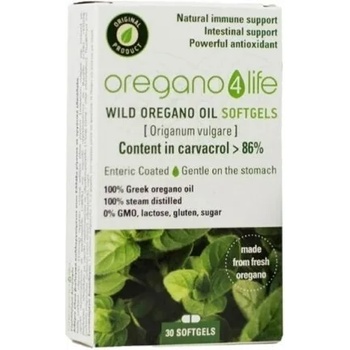 Oregano4Life Масло от див риган , Oregano 4 Life Wild Oregano Oil 30 softgels