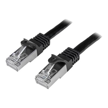 StarTech StarTech. com N6SPAT3MBK мрежов кабел Черен 3 м Cat6 SF/UTP (S-FTP) (N6SPAT3MBK)