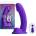 Вибриращо дилдо, 10 режима и дистанционно, 16, 4см. - Colours Curve Purple (NSTOYS1237)
