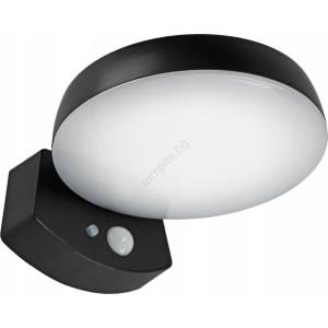 SmartLED Соларно LED стенно осветително тяло със сензор LED/3W/3, 7V 1800 mAh IP54 черно (SD0191)