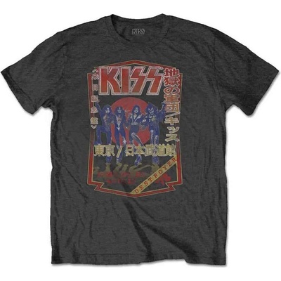 Kiss Destroyer Tour '78 Charcoal Grey L Риза (KISSTS13MC03)