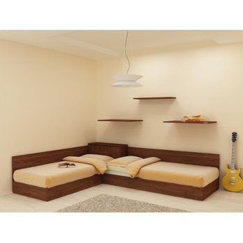 Image 1 of DST Ъглови легла с матраци-dst 82/190, венге