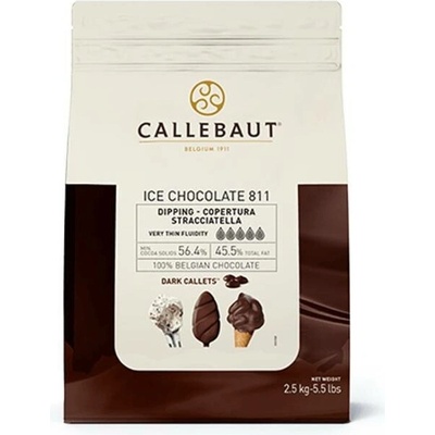 Callebaut Ice hořká na polévání 2,5 kg