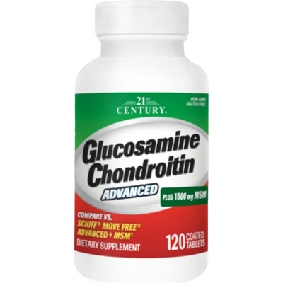 21st Century Glucosamine Chondroitin Advanced + MSM [120 Таблетки]