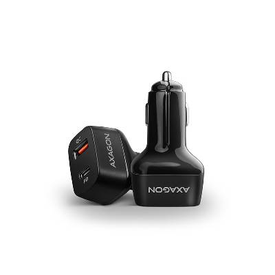 AXAGON PWC-PQ38, PD & QUICK nabíječka do auta 38W, 2x port (USB + USB-C), PD3.0/QC3.0/AFC/FCP/Apple (PWC-PQ38)