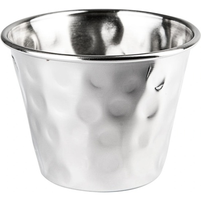 Stalgast 546044 Mini miska na dip z kladivkové nerezové oceli 0,075 l