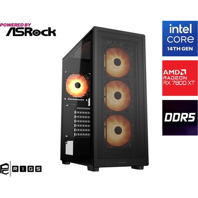 PCbuild PCB|Rigs MK3 Spirit v2 Powered by Asrock - Core i5-14400F / RTX 5070 / 32GB DDR5 / 1TB NVMe (49114)