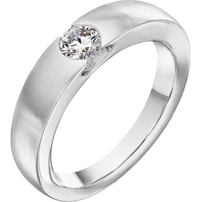 Tiami prsten z bílého zlata s diamantem Levitation T190010