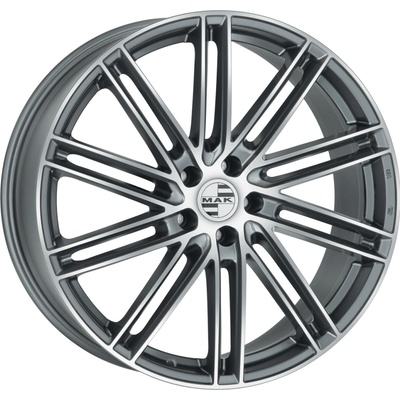MAK LEIPZIG 10x22 5x130 ET48 gunmetal mirror
