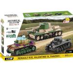 COBI Коби 3 танка: Panzer I, Valentine IX, Renault R, 1: 35, The Tank Museum, Les Blindes in Sau (COBI-2740)