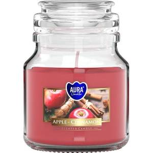 BISPOL Ароматна свещ Bispol Aura - Apple And Cinnamon, 120 g (snd71-87)