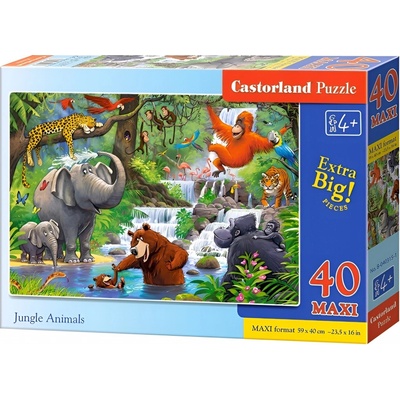 Castorland Jungle Animals 40 dielov