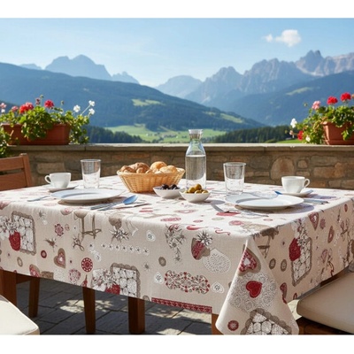 Mondo Italia Bavlnený obrus Tirol Viacfarebná 120x140 cm
