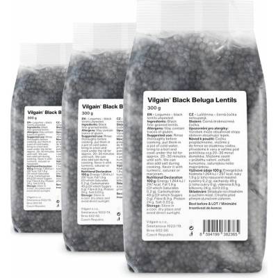 Vilgain Čočka černá Beluga 3 x 300 g