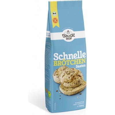 Bauckhof Rychlé bezlepkové housky semínkové 500 g